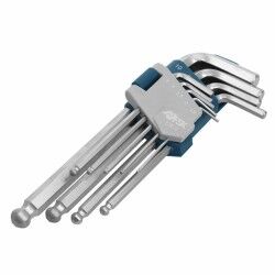 Allen Key Set Ferrestock 1,5 - 2 - 2,5 - 3 - 4 - 5 - 6 - 8 - 10 mm