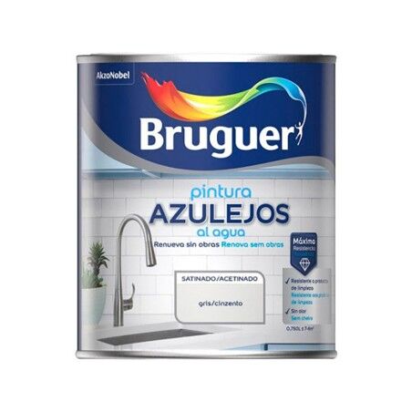 Pittura Bruguer Grigio 750 ml Mattonella e piastrella