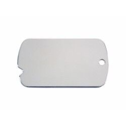 Identification plate Imarc Military Silver