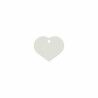 Identification plate Imarc Heart White