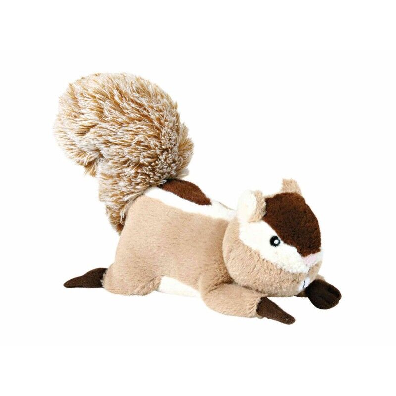 Peluche per cani Trixie Poliestere Stoffa Scoiattolo 24 cm