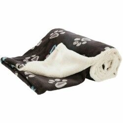 Coperta per Animali Domestici Trixie Jimmy Beige Taupé Poliestere 150 × 100 CM