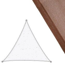 Vele parasole Vela sombreo Cioccolato 3 x 3 m 300 x 300 x 0,5 cm Tenda