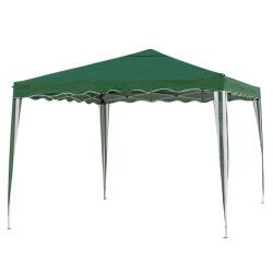 Pergola Gazebo Polyester Steel 300 x 300 x 250 cm