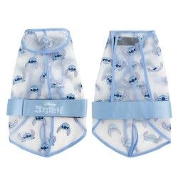 Impermeabile per Cani Stitch Azzurro M