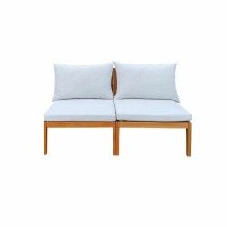 Garden sofa Alma Brown Grey Acacia 124 x 70 x 77,5 cm