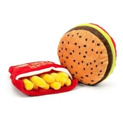 Giocattoli per cani Gloria Hamburdog 14 x 6 cm Sandwich, Hamburger