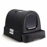 Cat Litter Box Curver 51 x 38,5 x 39,5 cm Anthracite Black Plastic