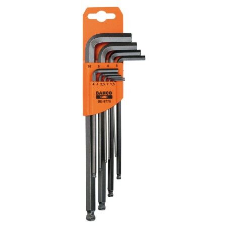 Allen Key Set Bahco 1,5 mm - 10 mm 9 Pieces