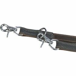 Adjustable dog leash Trixie Rustic Grey 2 m M/L