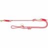 Adjustable dog leash Trixie Soft Rope Red Cream L L/XL