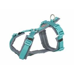 Dog Harness Trixie Premium Trekking Graphite Light Blue XL