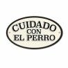 Badge Magnet & Steel Cuidado con el Perro 16,3 x 9,5 cm