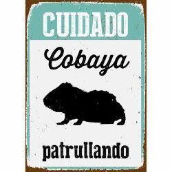 Distintivo Magnet & Steel Cuidado Cobaya Patrullando 14,8 x 21 cm