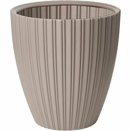 Plant pot Garden ID Fancy Brown Taupe Polyethylene 40 x 42 cm