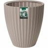 Plant pot Garden ID Fancy Brown Taupe Polyethylene 40 x 42 cm