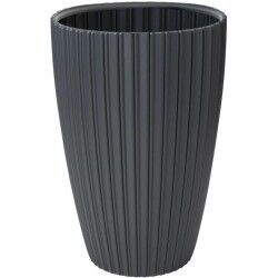 Plant pot Garden ID Fancy Anthracite Polyethylene 40 x 58 cm