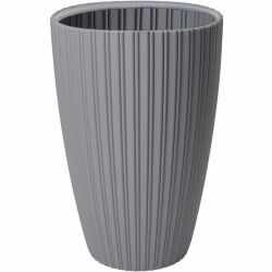 Plant pot Garden ID Fancy Grey Polyethylene 40 x 58 cm