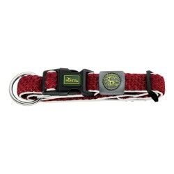 Dog collar Hunter Plus Thread Red Size L (40-60 cm)