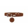 Dog collar Hunter Aalborg Brown XS 24-29 cm