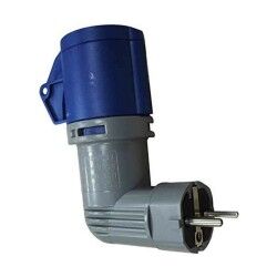 Adaptor Solera 904011 Schuko CETAC Blue Grey 16 A