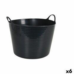 Bacinella in Plastica Multiuso Dem Flexy 42 L Rotondo (6 Unità)