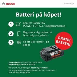 Tosaerba BOSCH 36V-40-650