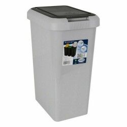 Waste bin Inde Touch&lif Grey (6 Units)