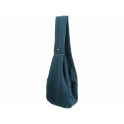 Over the Shoulder Pet Handbag Trixie Soft Blue Light grey Polyester Cotton 22 × 20 × 60 CM