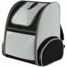 Pet Backpack Trixie Chloe Black Light grey Polyester 39 × 43 × 27 cm