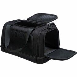 Pet Handbag Trixie Airline Plane Black Polyester Eva Rubber 28 × 25 × 44 CM