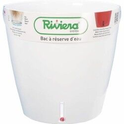 Plant pot Riviera White Circular