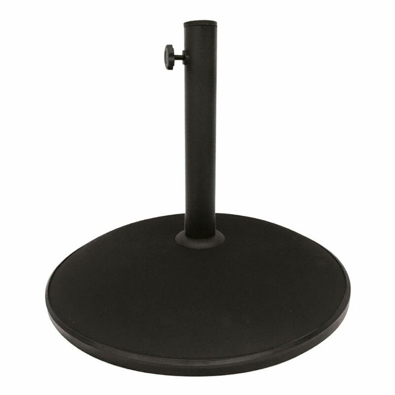 Base for beach umbrella Colorbaby 15 kg Black Steel Cement