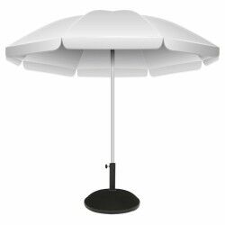 Base for beach umbrella Colorbaby 15 kg Black Steel Cement