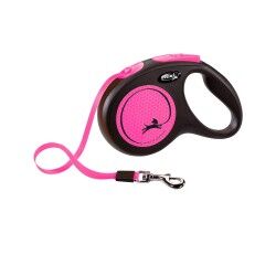 Guinzaglio per Cani Flexi Flexi 5 m Rosa S