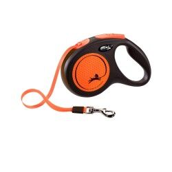 Guinzaglio per Cani Flexi Flexi 5 m Arancio S