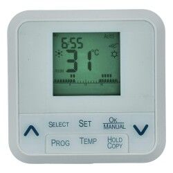 Timer Thermostat for Air Conditioning Blue