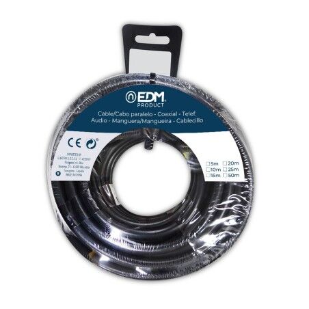 Cable EDM 28361 Black 4 x 1,5 mm 15 m