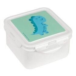 Lunch box Safta Dino Green 13 x 7.5 x 13 cm