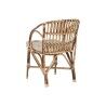 Garden chair Home ESPRIT Bamboo Rattan 58 x 65 x 85 cm