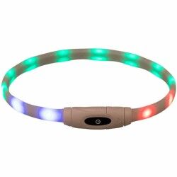 LED Collar for Pets Trixie Multicolour Silicone Plastic