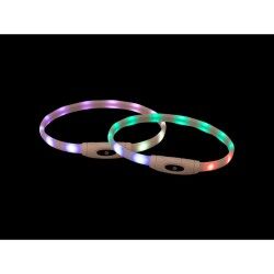 LED Collar for Pets Trixie Multicolour Silicone Plastic