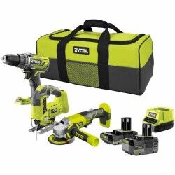 Drill and accessories set Ryobi R18DD3