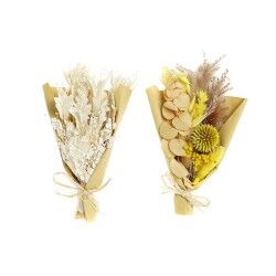 Bunch DKD Home Decor Beige Yellow Dried flower (10 x 5 x 18 cm) (2 Units)