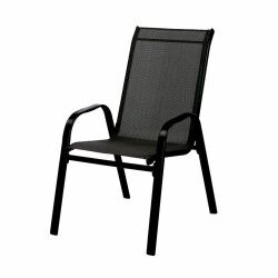 Marbueno Garden Chair Black Steel 91X54X65 cm 10467