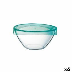 Insalatiera Luminarc Keep'n Lagon Trasparente Con coperchio Vetro Ø 17 cm (6 Unità)