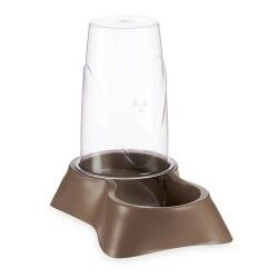 Pet feeding dish Dispenser Brown polypropylene 3,5 L 21,5 x 32,5 x 32,5 cm (4 Units)