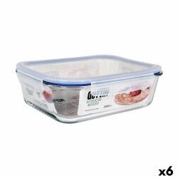 Hermetic Lunch Box Quttin   Rectangular 2,6 L (6 Units)