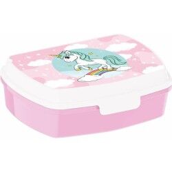 Lunch box Stor Pink polypropylene Unicorn Rectangular