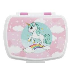 Lunch box Stor Pink polypropylene Unicorn Rectangular